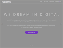 Tablet Screenshot of lucidlabtechnology.com
